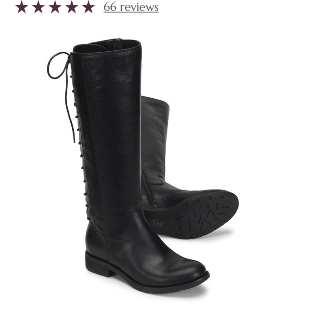SOFFT Sharnell II Black Leather size 7